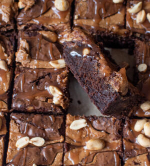 Peanut Butter & Salted Caramel Brownie